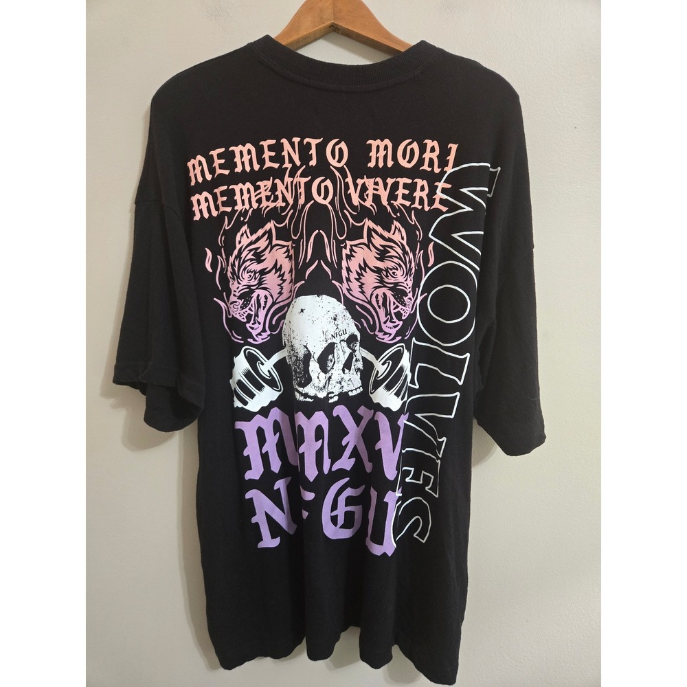 Darc Sport Yesterdays Gone Premium Oversized Tee Mens L Black Gym Shirt - Picture 4 of 9